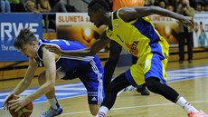 Momentka z duelu Ústí nad Labem - Ostrava.