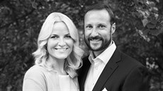 Norská korunní princezna Mette-Marit a korunní princ Haakon (22. ledna 2011)