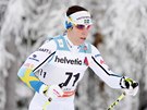 Charlotte Kallaová v závod na deset kilometr klasicky ve finské Ruce. 