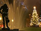 Vánoní strom v Karlových Varech