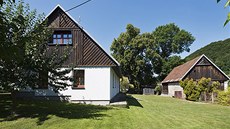 Exteriér p�vodní �ásti domu byl jen opraven, aby vydr�el dal�ích 100 let.