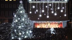 Vánoní strom v Ústí nad Labem