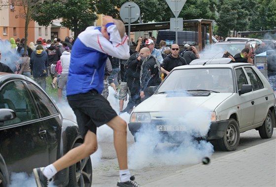 Nepokoje na sídlišti Máj. Léto 2013.