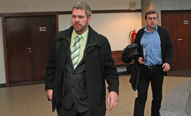 Radovan Horák (vlevo), skoní po úterním rozsudku soudu v pozici éfa odboru...