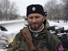Proruský bojovník u Pervomajsku (6. prosince 2014)