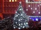 Vánoční strom v centru Ústí nad Labem
