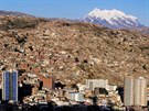 Nové divy svta pro rok 2014 v kategorii mst: La Paz, Bolívie