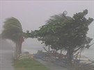 ádní tajfunu Hagupit na Filipínách.