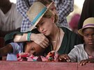 Madonna s dětmi v Malawi