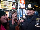 Protest v New Yorku probíhal pomrn klidn.