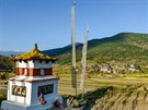 Odpolední pohoda na venkov� nedaleko m�sta Punakha