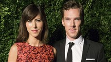 Benedict Cumberbatch se Sophií Hunterovou