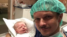 Michal Malátný s dcerou Frídou