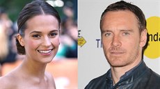 Michael Fassbender a Alicia Vikanderová