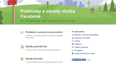 Podmínky a zásady - rozcestník