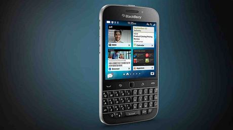 BlackBerry Classic s QWERTY klávesnicí psobí dnes mezi ryze dotykovou...