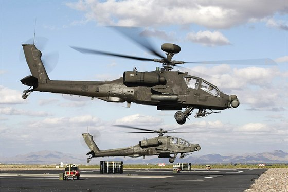 Helikoptéry singapurského letectva AH-64 Apache
