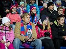 DOBRÁ ZÁBAVA. Diváci si vánoní rozluku plzeských fotbalist uívali.