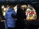 People shop at the Christmas market in Riga December 6, 2014.