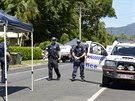 Zásah policie v australském Cairns, kde neznámý útoník zabil osm dtí