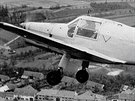 Bhem okupace se v Otrokovicích vyrábly kolní letouny nmecké konstrukce pro...