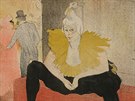 Henri de Toulouse-Lautrec: Sedící klaunka (1896)