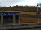Nová vlaková zastávka Praha - Kaerov