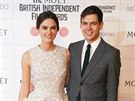 Keira Knightley a James Righton na Britain Independent Film Awards (Londýn, 7....