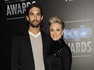 Ryan Sweeting a Kaley Cuoco Sweetingová na The People Magazine Awards (Beverly...