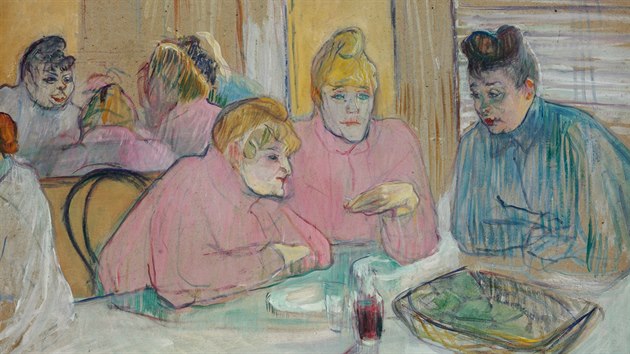 Henri de Toulouse-Lautrec: Dmy v jdeln (1893)