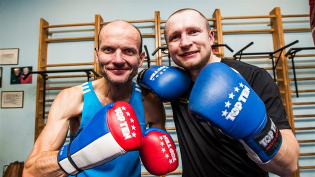 Herec Dalibor Gondk a boxer Luk Konen
