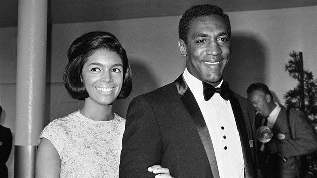 Bill Cosby a jeho manelka Camille (Los Angeles, 12. z 1965)