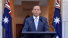 Australský premiér Tony Abbott oznail útok na kavárnu v centru Sydney za...