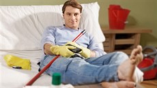 Co je záivnjí? Úklid, nebo televize?