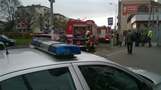 Policie uzavela ást námstí Hrdin na praské Pankráci kvli podezelému...