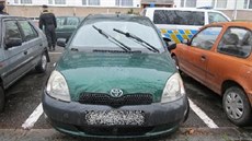 Auto nali policisté zaparkované nedaleko od nehody, v ulici Milady Horákové v...