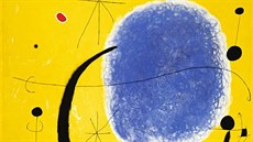 Joan Miró: Zlatá na azurové (1967)