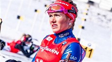 eská biatlonistka Gabriela Soukalová po sprintu v Hochfilzenu.