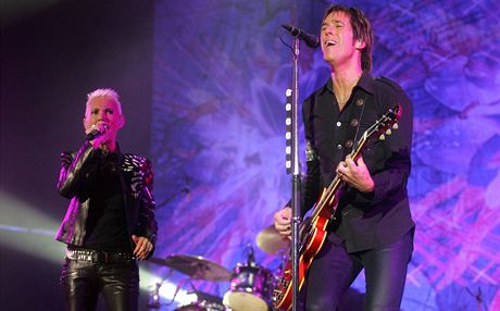 védské duo Roxette na posledním koncertu v Ostrav v ervnu 2011.