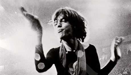Mick Jagger na koncert v Altamontu