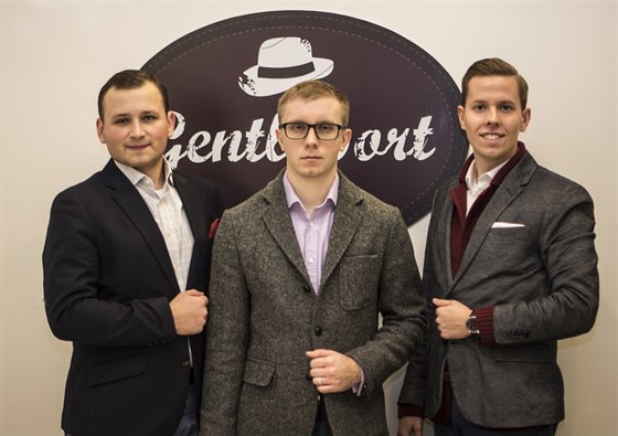František Reisner, Lukáš Pohan a Michael Horovič se potkali na vysoké škole. Společně podnikají, mají obchod Gentleport.