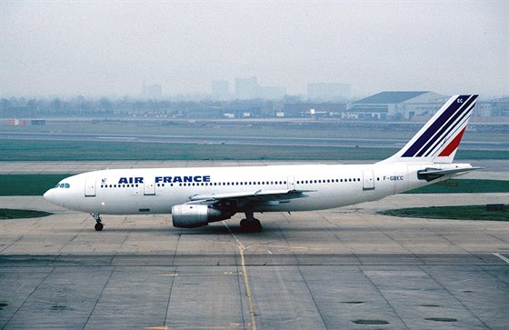 Letoun A-300 spolenosti Air France, který byl v roce 1994 cílem teroristického...