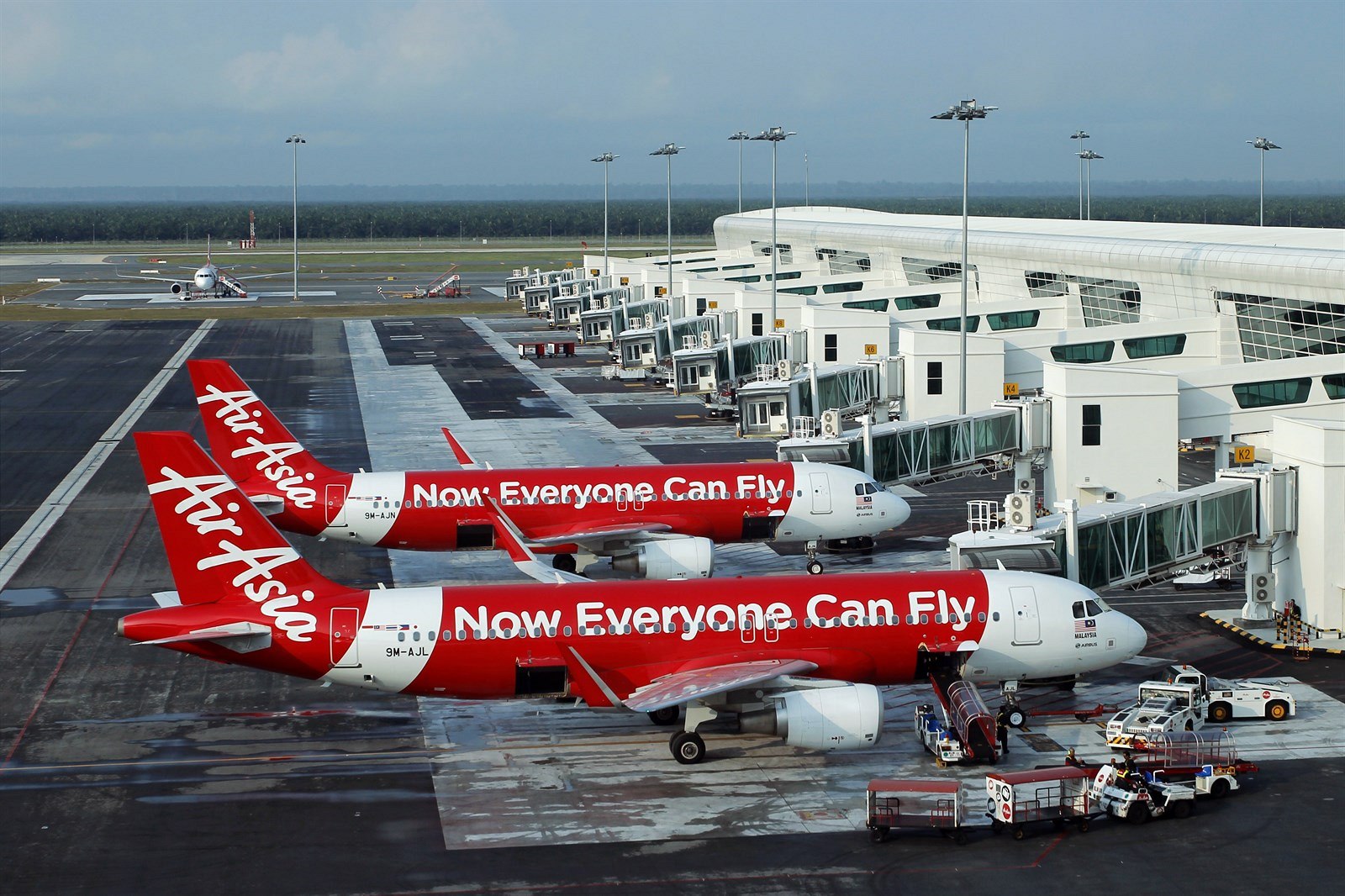 Airbusy nízkonákladových indonéských aerolinek AirAsia