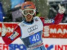 VÍTZ. Stefan Kraft se raduje z triumfu v závod skokan na lyích v...
