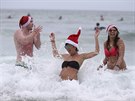 V Austrálii se vak dají trávit vánoce také u vody. A jak je vidt, je to velká...