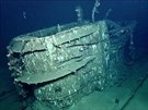 Potopená ponorka U-166 na zábrech podmoského robota