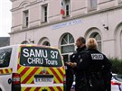 Policie ve mst Tours ve stední Francii zastelila mue, který na policejní...
