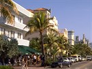 Miami - kavárniky na South Beach Ocean Drive