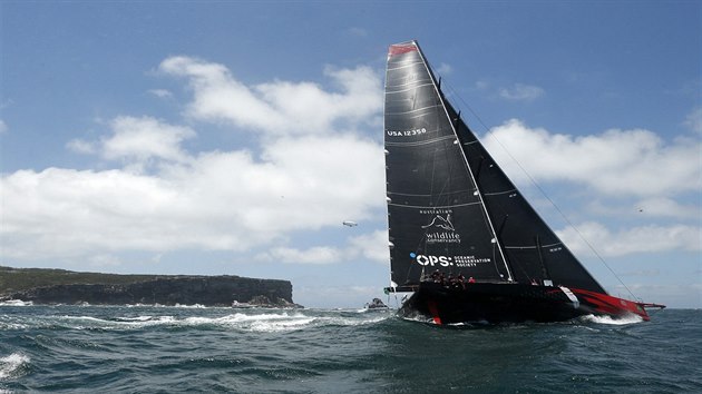 Jachta Comanche pi zvod Sydney - Hobart.