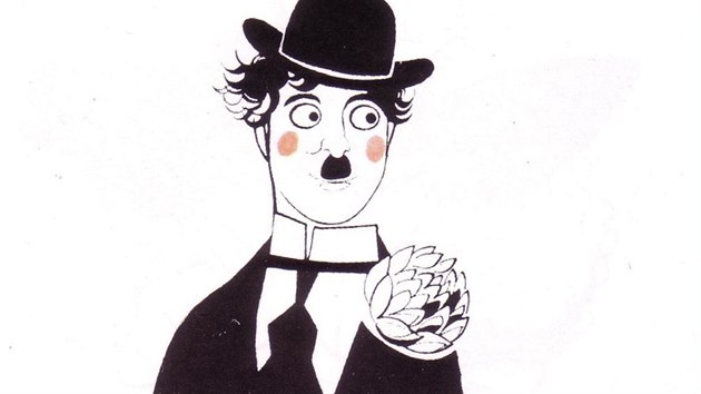 Charlie Chaplin podle Karla mda